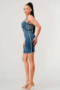 Casual Chic Denim Dress - Perfect for day out or casual evening event Rêve Dorés
