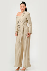 Savannah Elegance Trench Jumpsuit - Rêve Dorés
