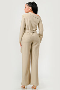 Savannah Elegance Trench Jumpsuit - Rêve Dorés