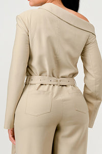 Savannah Elegance Trench Jumpsuit - Rêve Dorés