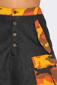 Urban Camouflage Cargo Pants - ATHINA