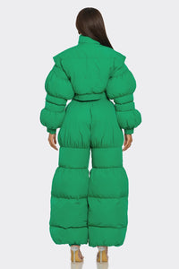 Green Puffy Set - ATHINA