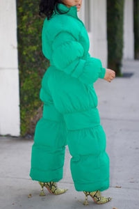 Green Puffy Set - ATHINA