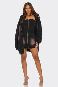 Oversized Ombre Hoodie Set - REVE DORES