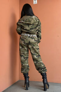 City camouflage two-piece set - REVE DORES
