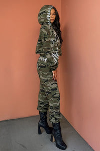 City camouflage two-piece set - REVE DORES