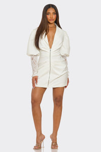 Power Poise Zip-Up Blazer Dress/ RESTOCK 04.25.25 - REVE DORES