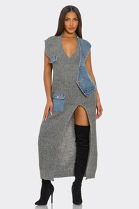 Urban Edge Knit Dress - REVE DORES