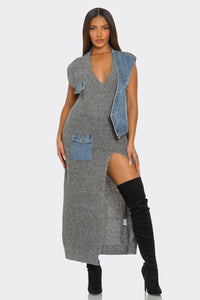 Urban Edge Knit Dress - REVE DORES