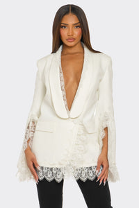 Graceful Lace Blazer/ RESTOCK 04.25.25 - REVE DORES