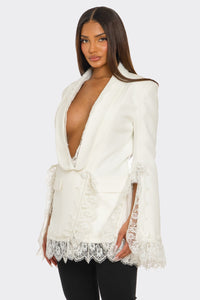 Graceful Lace Blazer/ RESTOCK 04.25.25 - REVE DORES