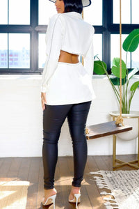 Sculpted Elegance Blazer