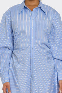Skyline Asymmetrical Shirt Dress - REVE DORES