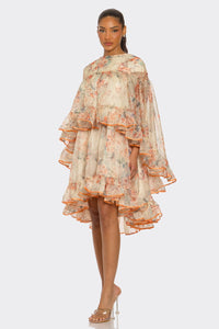 Enchanted Garden Ruffle Layered Dress - REVE DORES