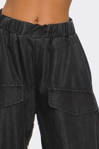 Cocoon Cargo Denim Pants