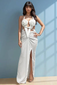 Knotted Elegance Maxi Dress
