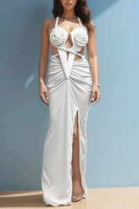 Knotted Elegance Maxi Dress